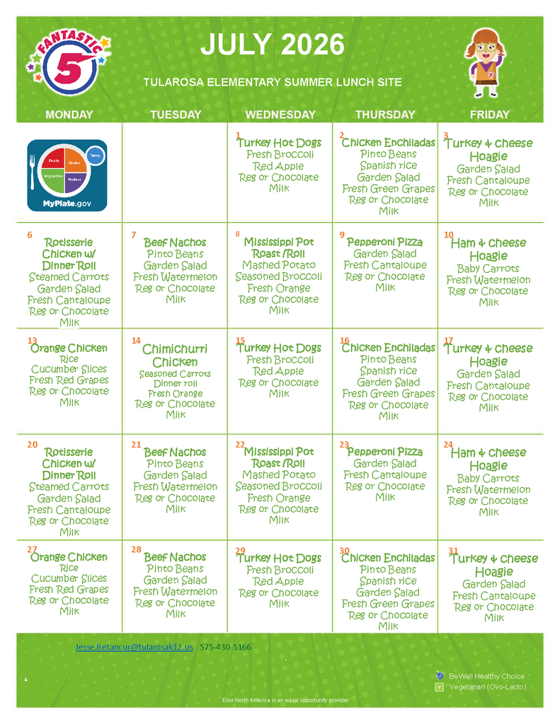 Summer meals