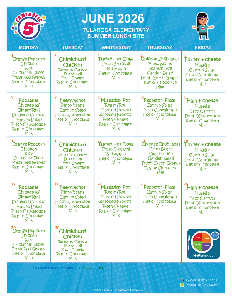 Summer meals