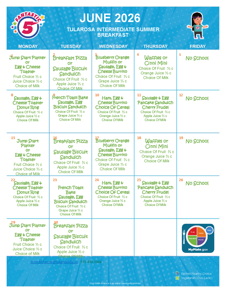 Summer meals