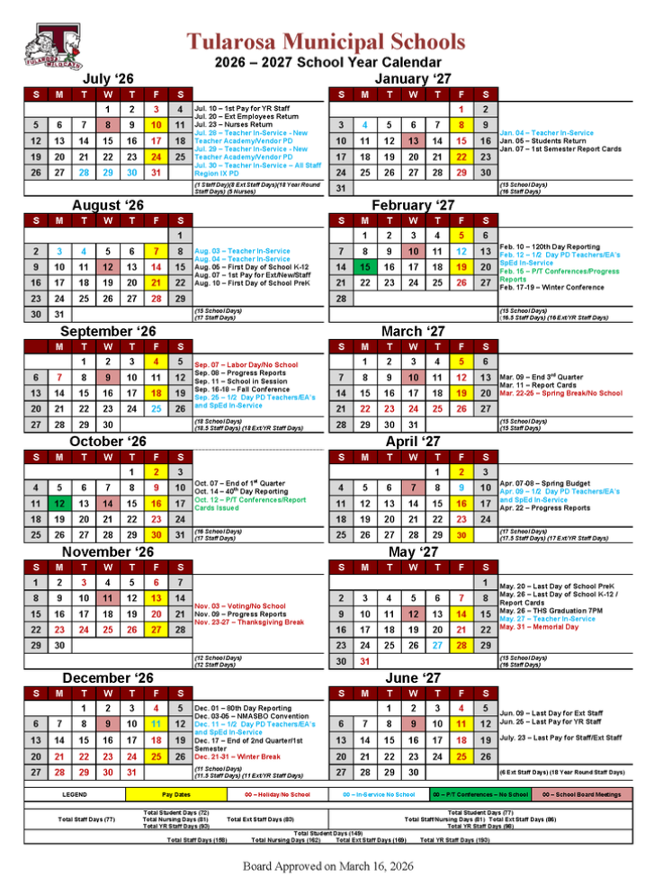 Calendar