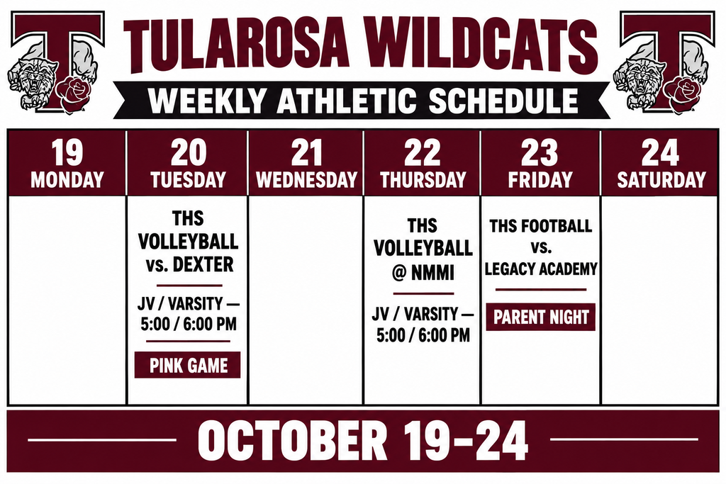 weekly schedule 