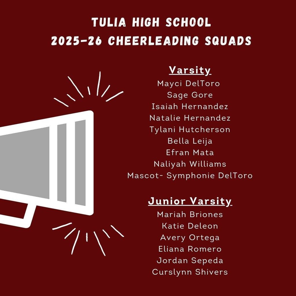 THS 2025-26 Cheer Squads