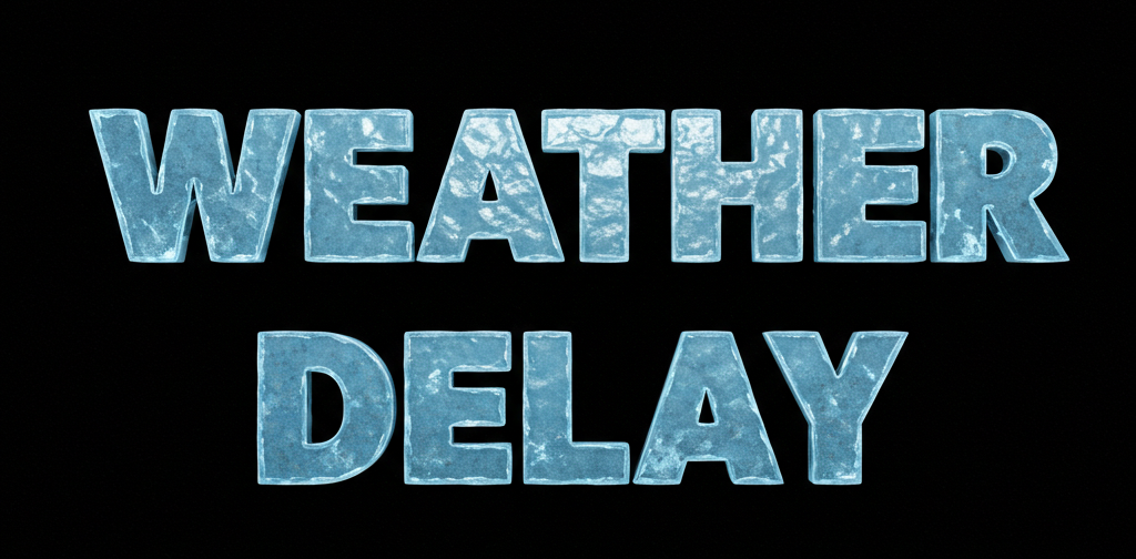 weather delay