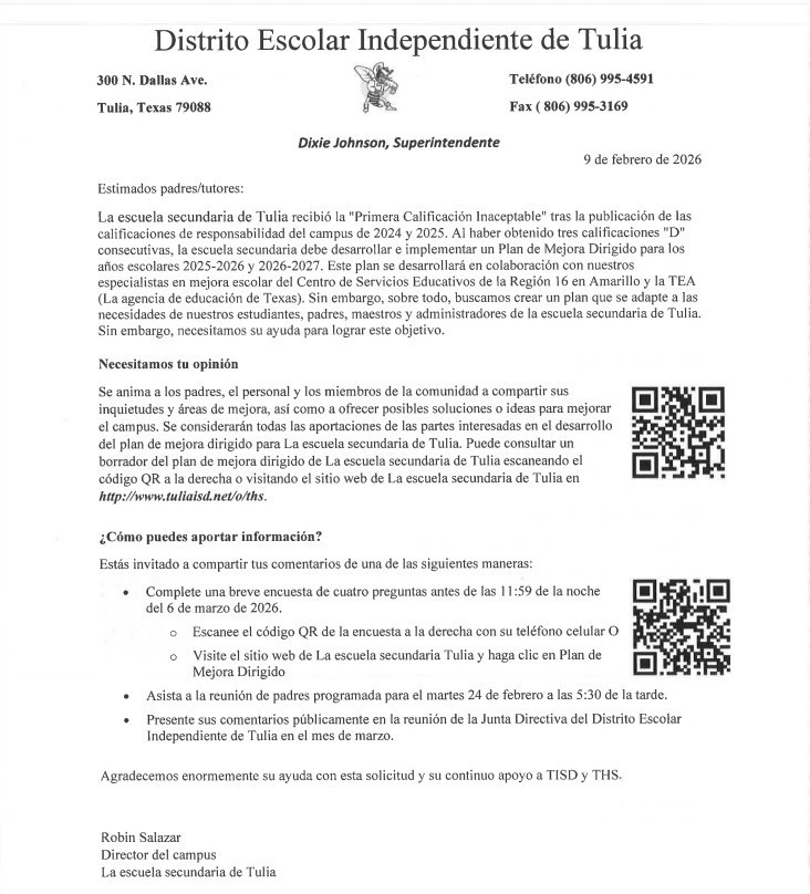 Parent Notification - Spanish