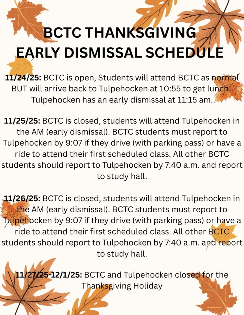 BCTC Schedule 