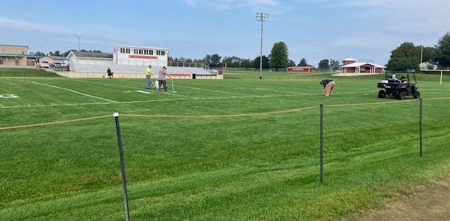 PK check out football field