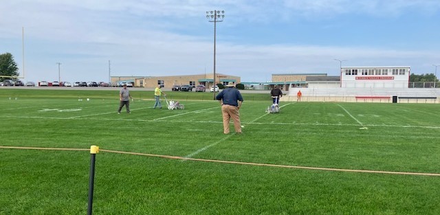 PK check out football field