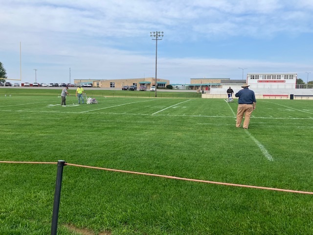 PK check out football field