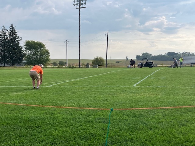 PK check out football field