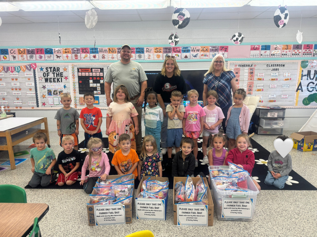 preschool made farmer fuel bags