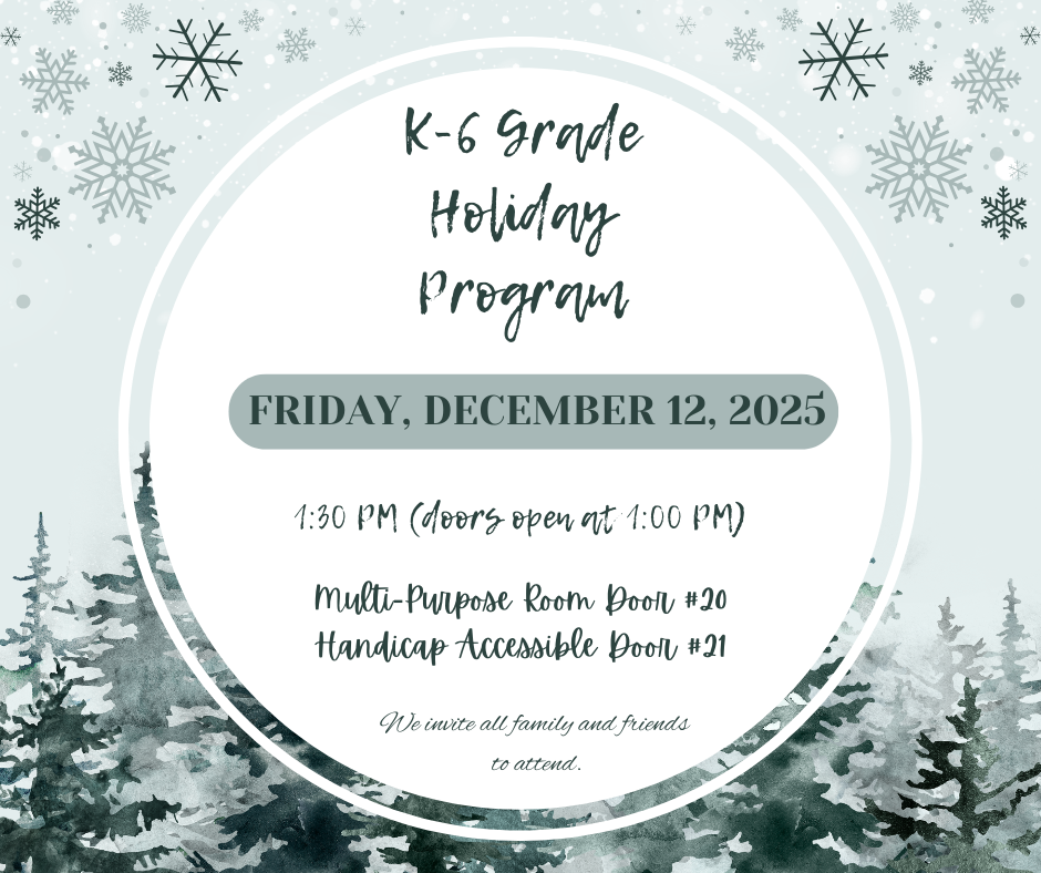 Green and White Watercolor Winter Party Facebook Post