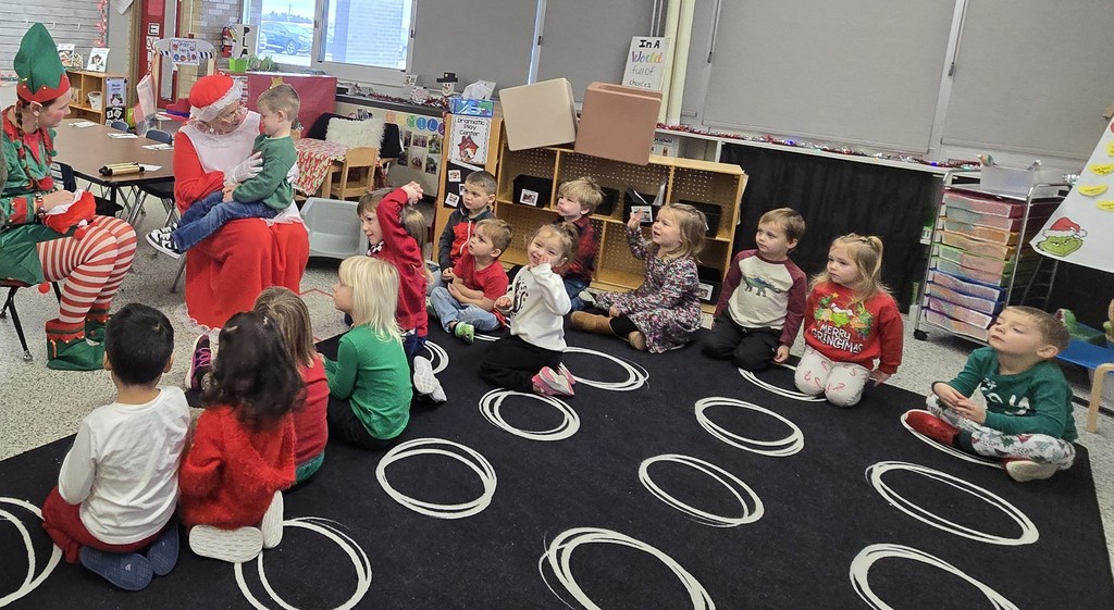 Mrs. Claus and Aubrey the Elf