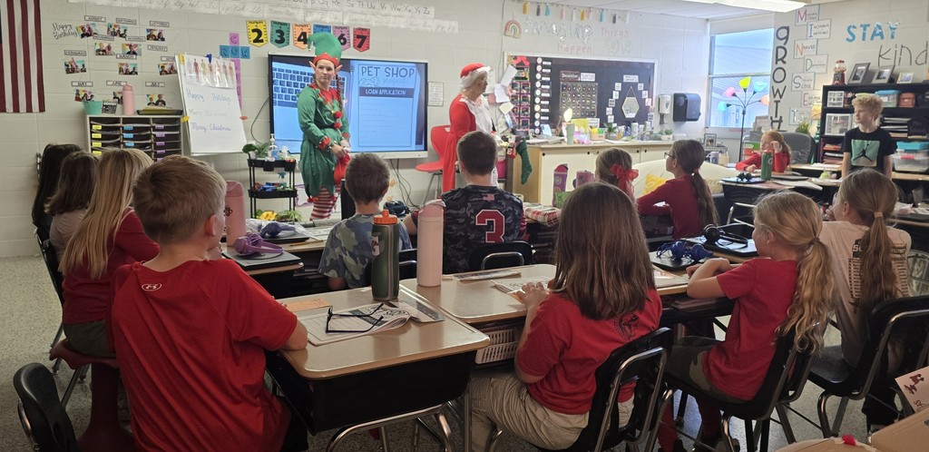 Mrs. Claus and Aubrey the Elf