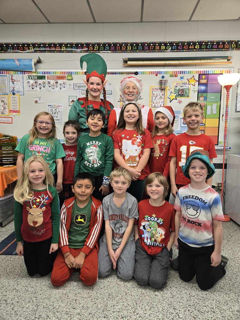 Mrs. Claus and Aubrey the Elf