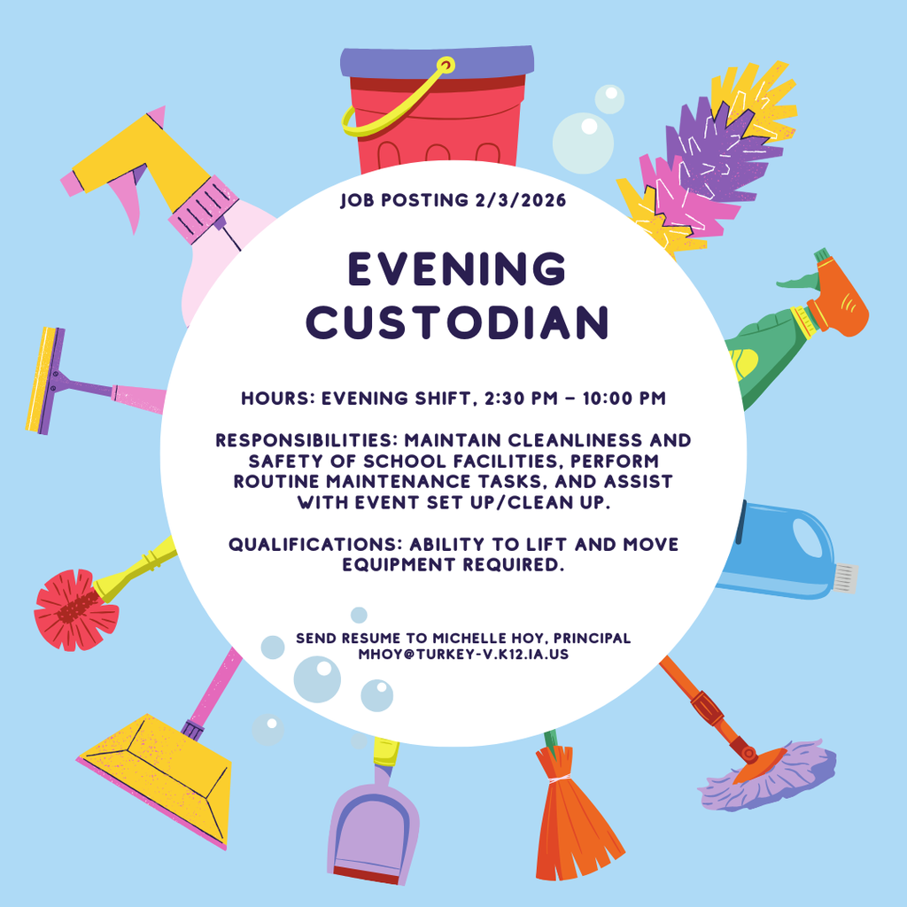 evening custodian job posting