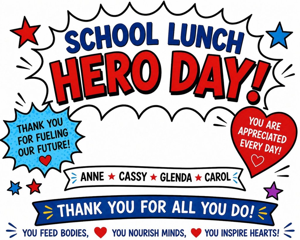 lunch super hero day