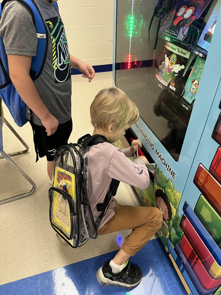 student, book, vending machine