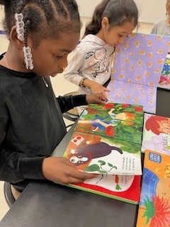 students with books