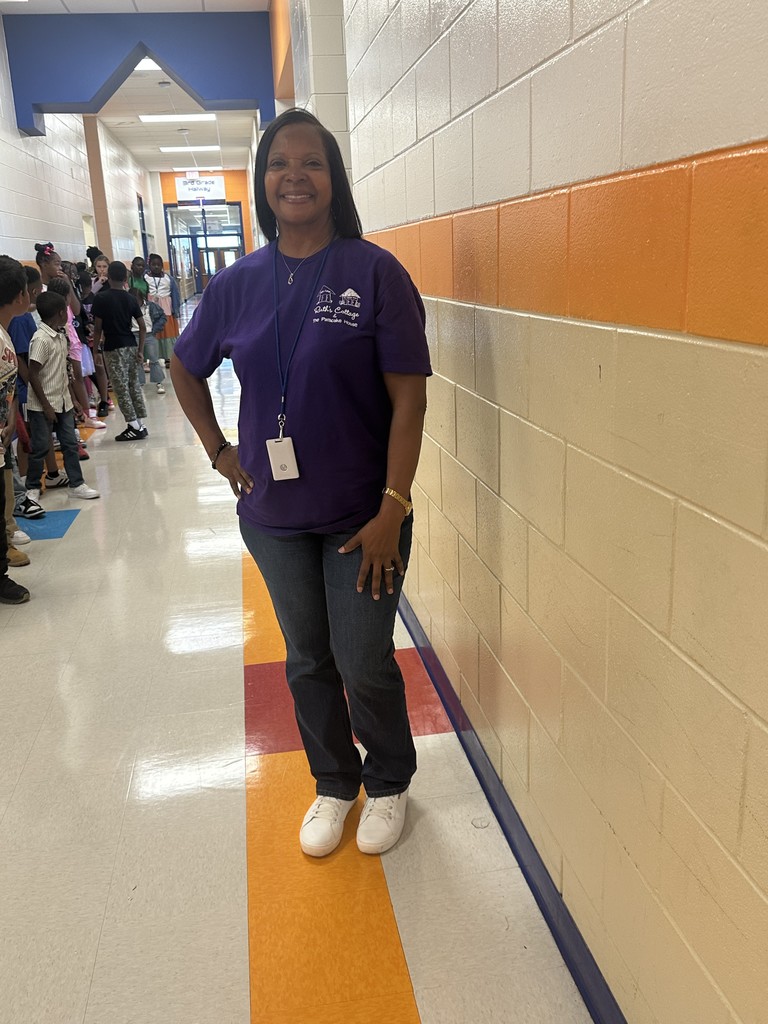 teacher, hallway, shapes