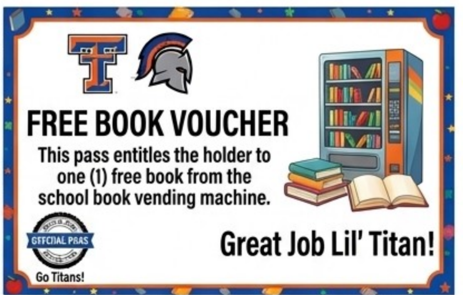 snacks, titans, t, books, students