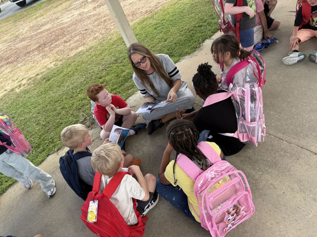 people, books, bookbags, outside
