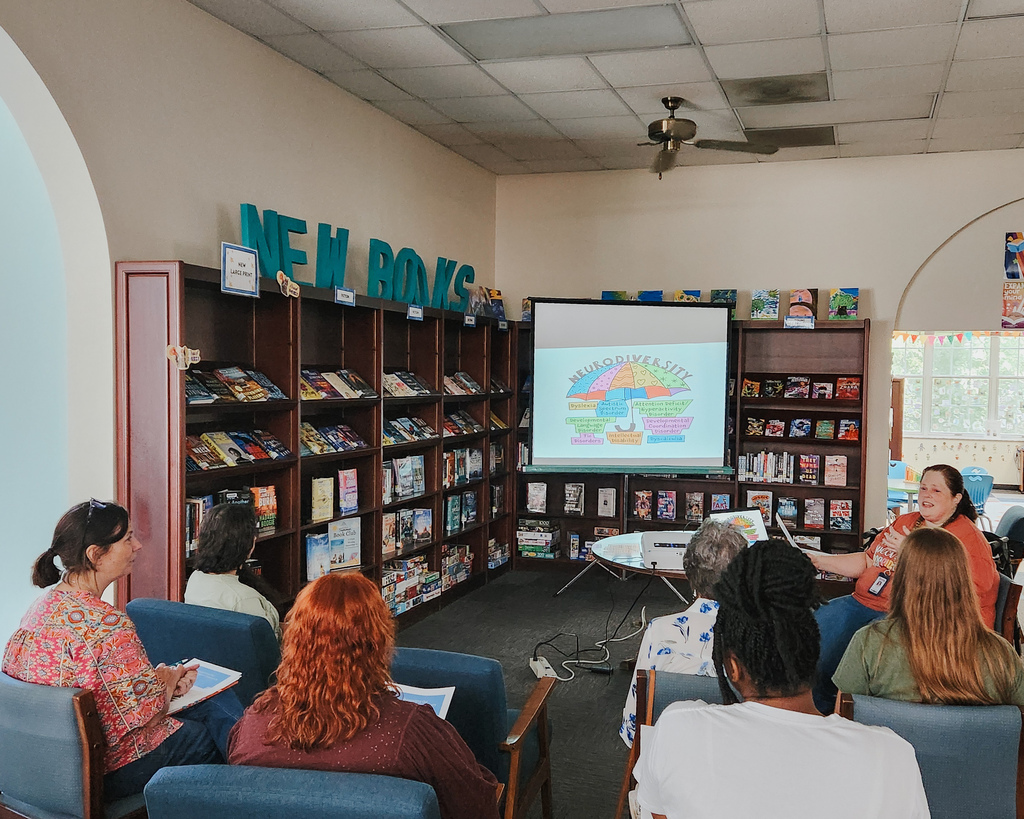 library, adults