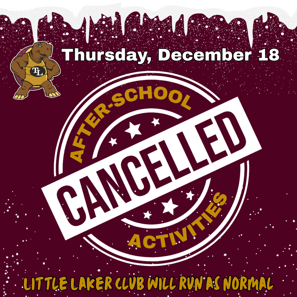 AFTER-SCHOOL ACTIVITIES CANCELLED