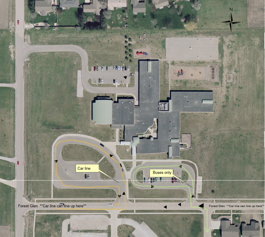 NW Drop Off Map