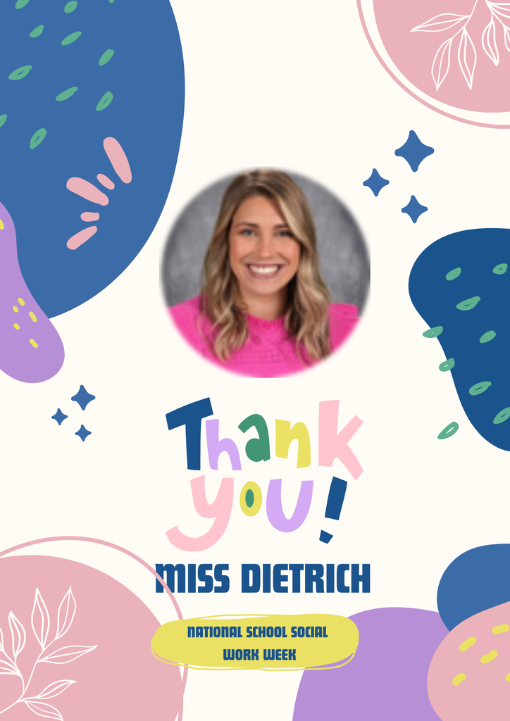 Thank you to Miss Dietrich!