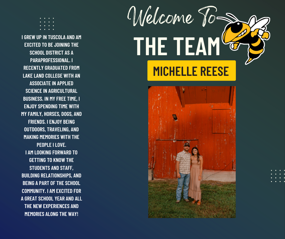 Welcome, Michelle