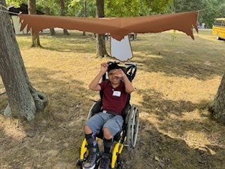 Having fun at the stations!