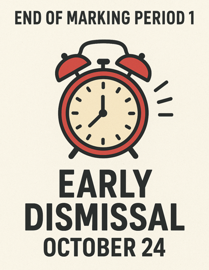 Early Dismissal October 24