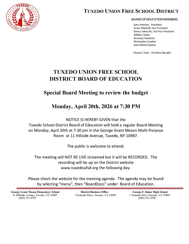 BOE special meeting