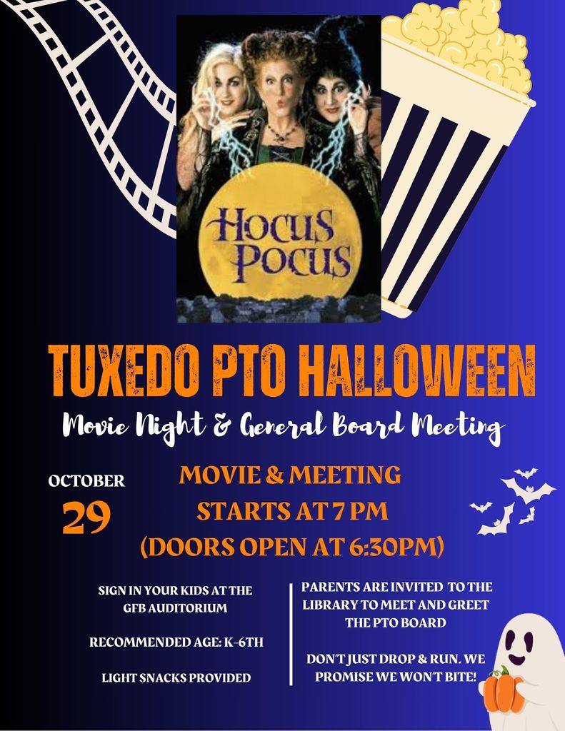 Movie Night Flyer - Hocus Pocus