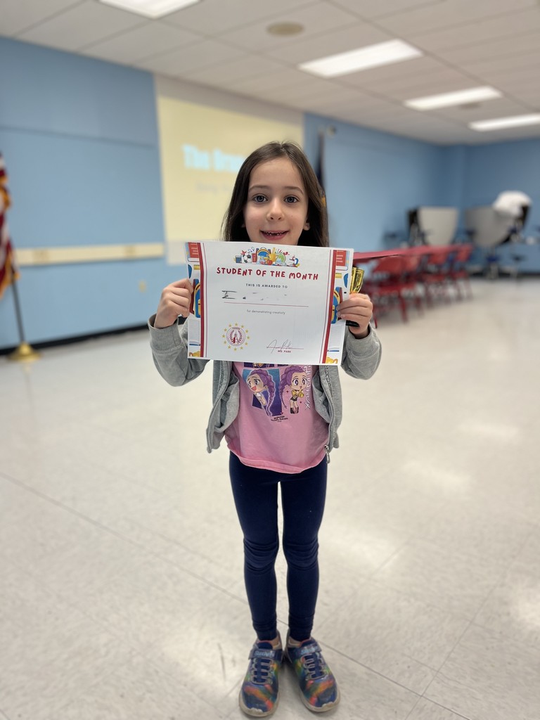 Student of the Month- Creativity