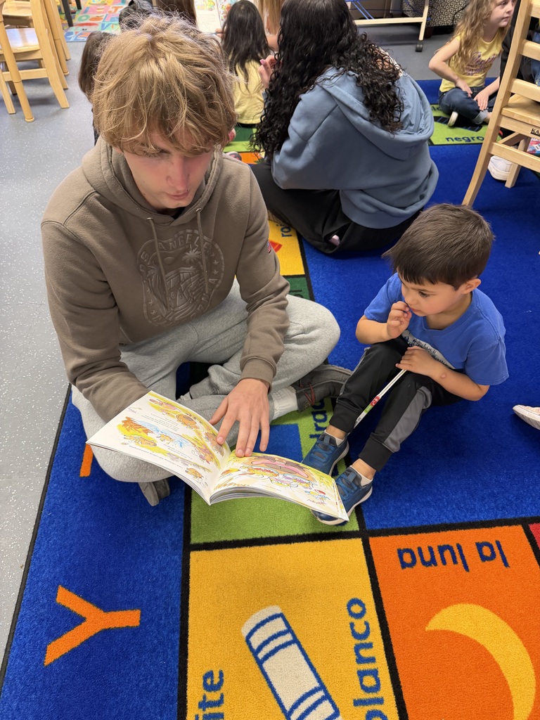 PreK and Seniors Reading Buddies
