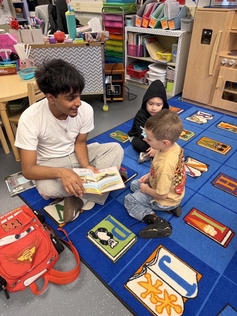 PreK and Seniors Reading Buddies