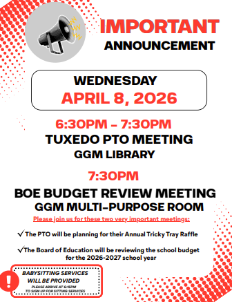 PTO General Meeting and Budget Review