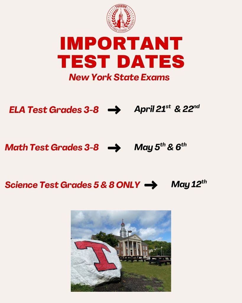 NYS test dates