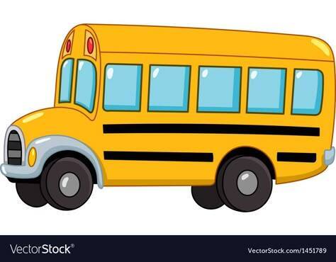 Cartoon School Bus