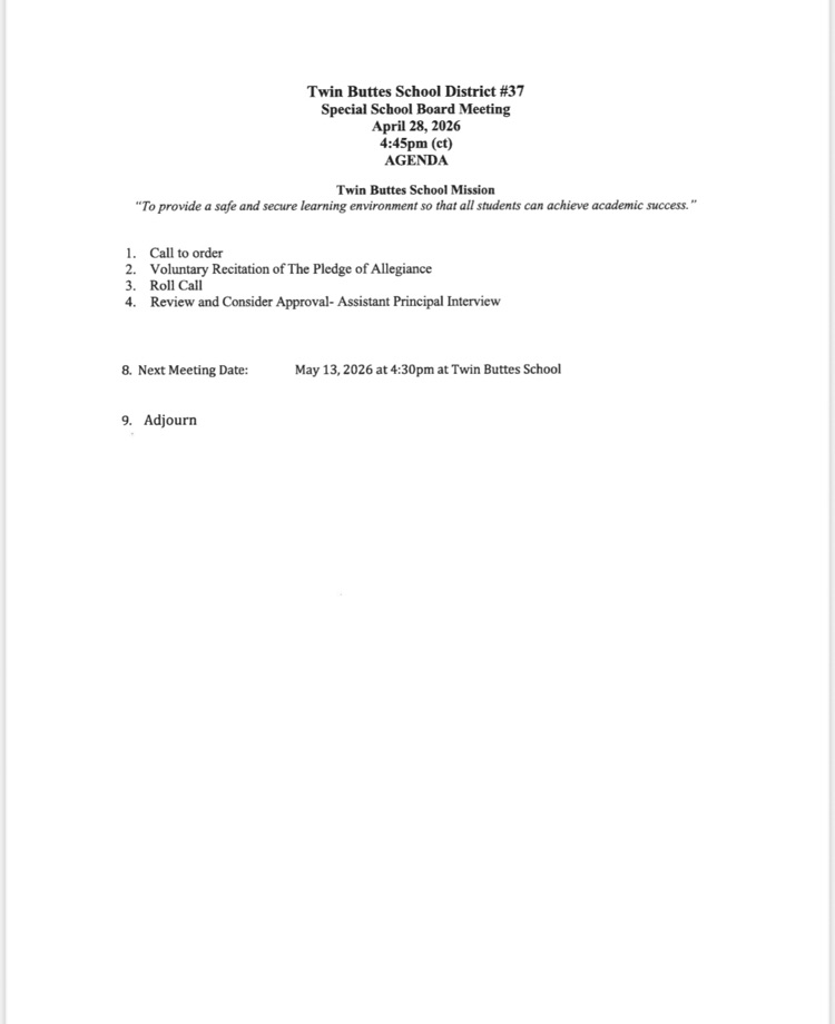 TBSB Special Meeting