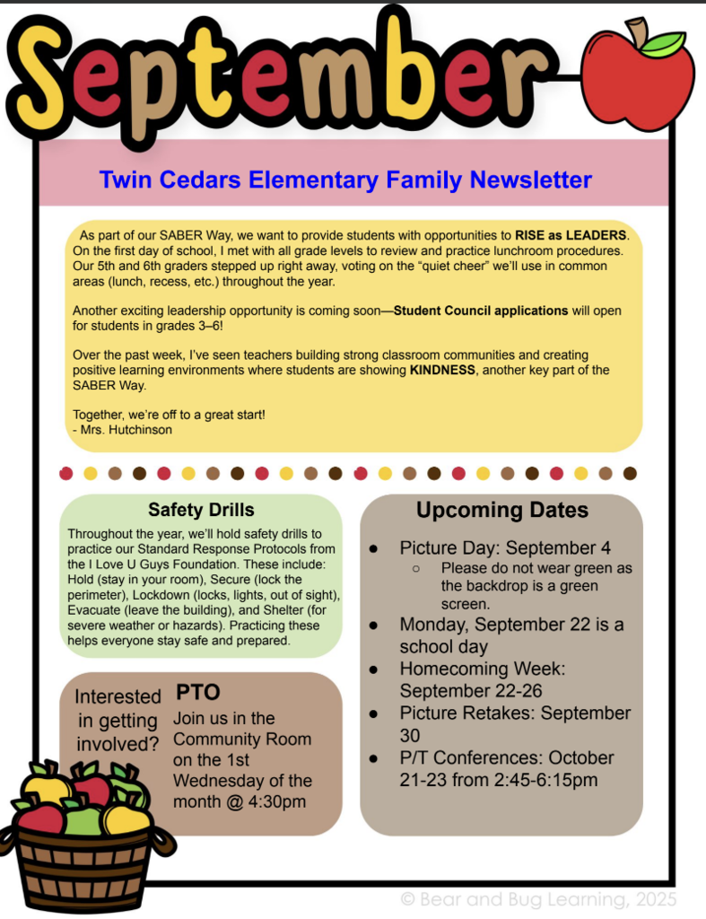 September Newsletter 