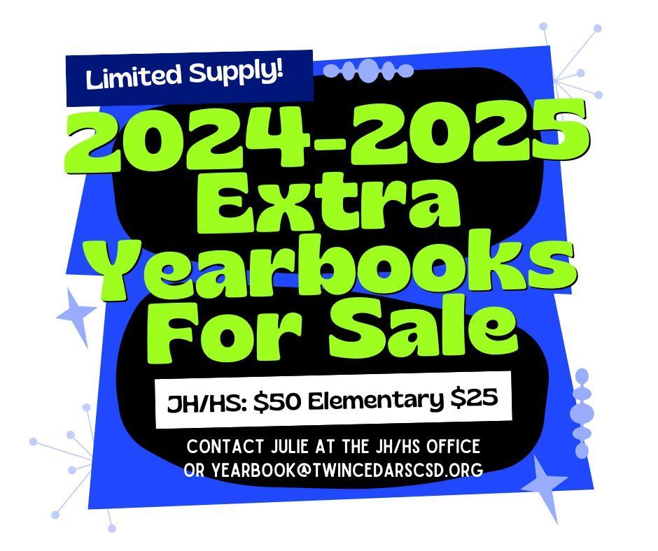 Leftover Yearbook Sale