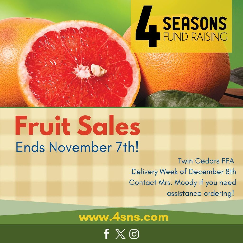 FFA Fruit Sales Post