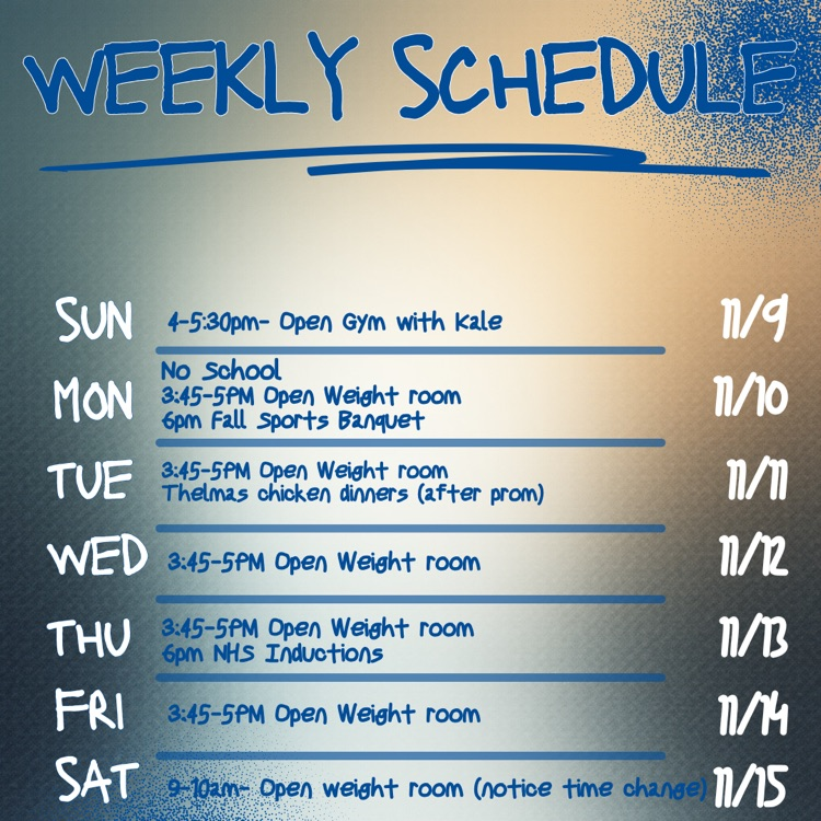weekly events 