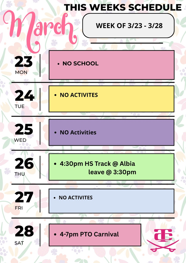 weekly events
