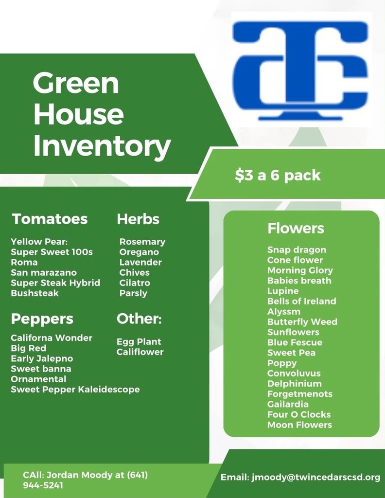 Greenhouse Inventory