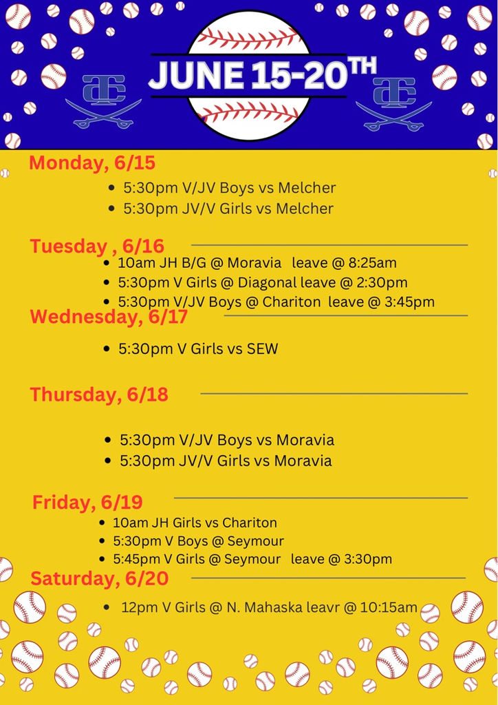 weekly events