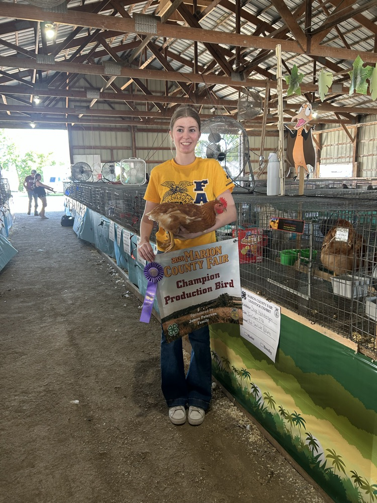 sage with her Champion Production Pen of 3