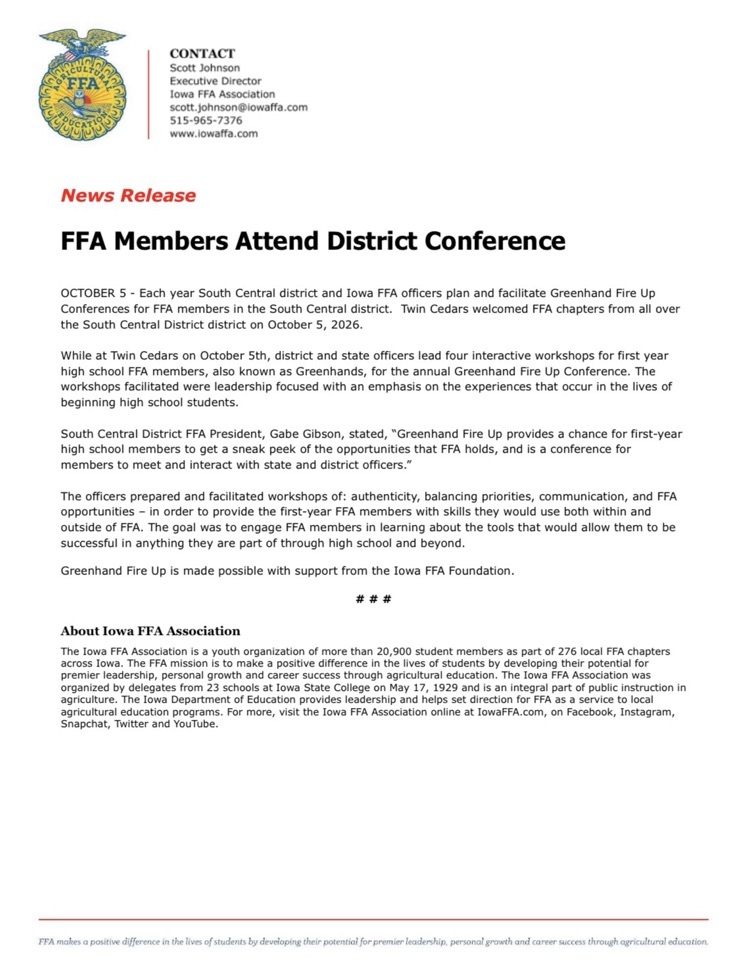 press release
